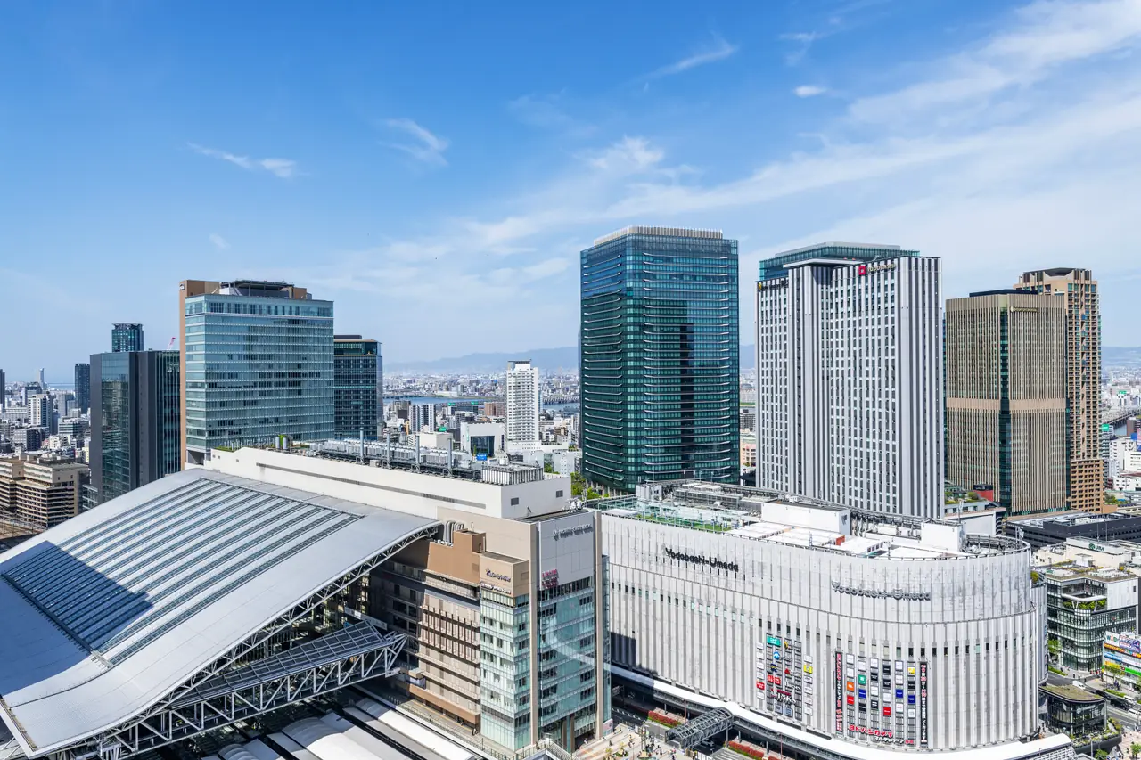 大阪・梅田の街並み